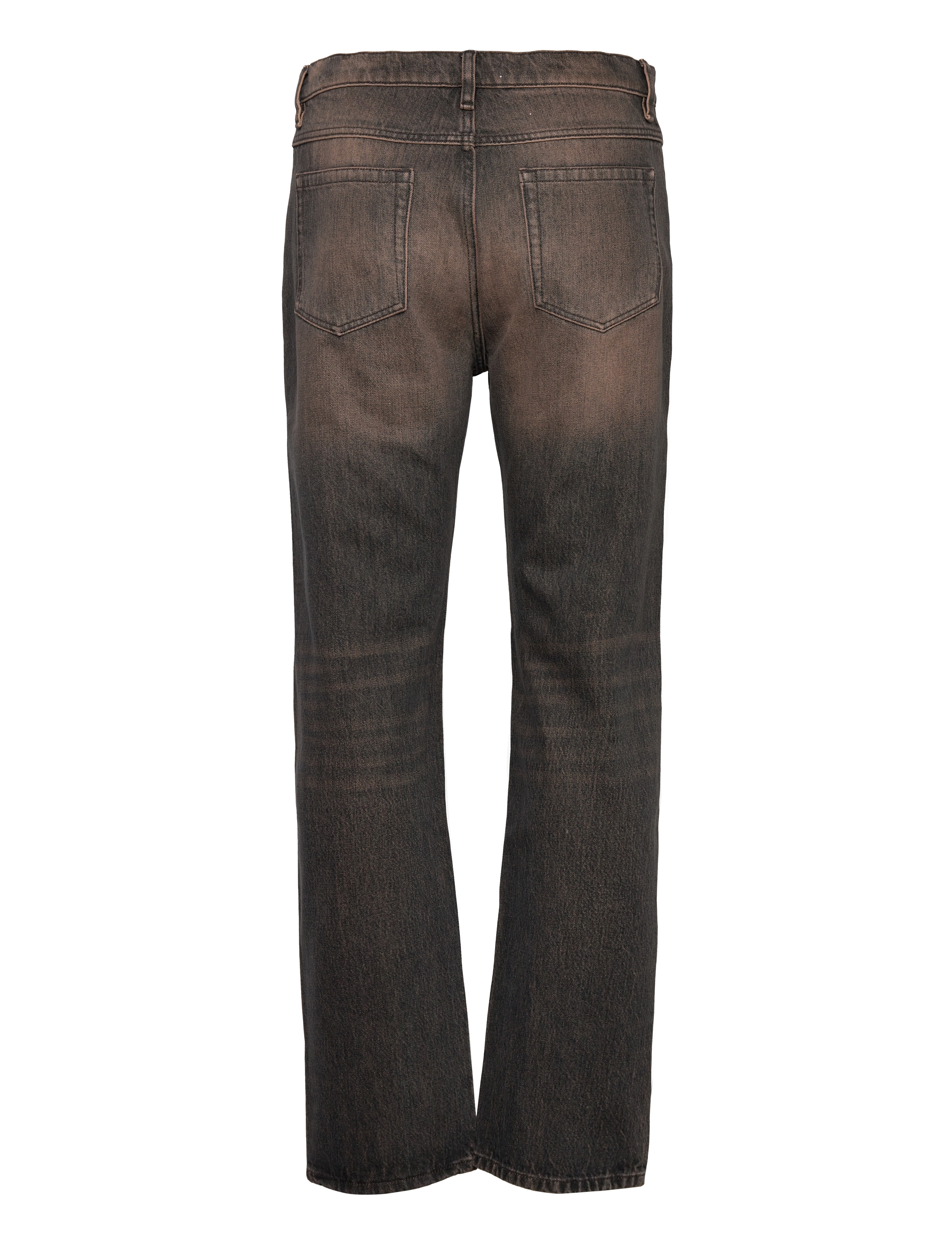 WOOD WOOD - Al Straight Leg Jeans - loose jeans - burnt orange wash - 1