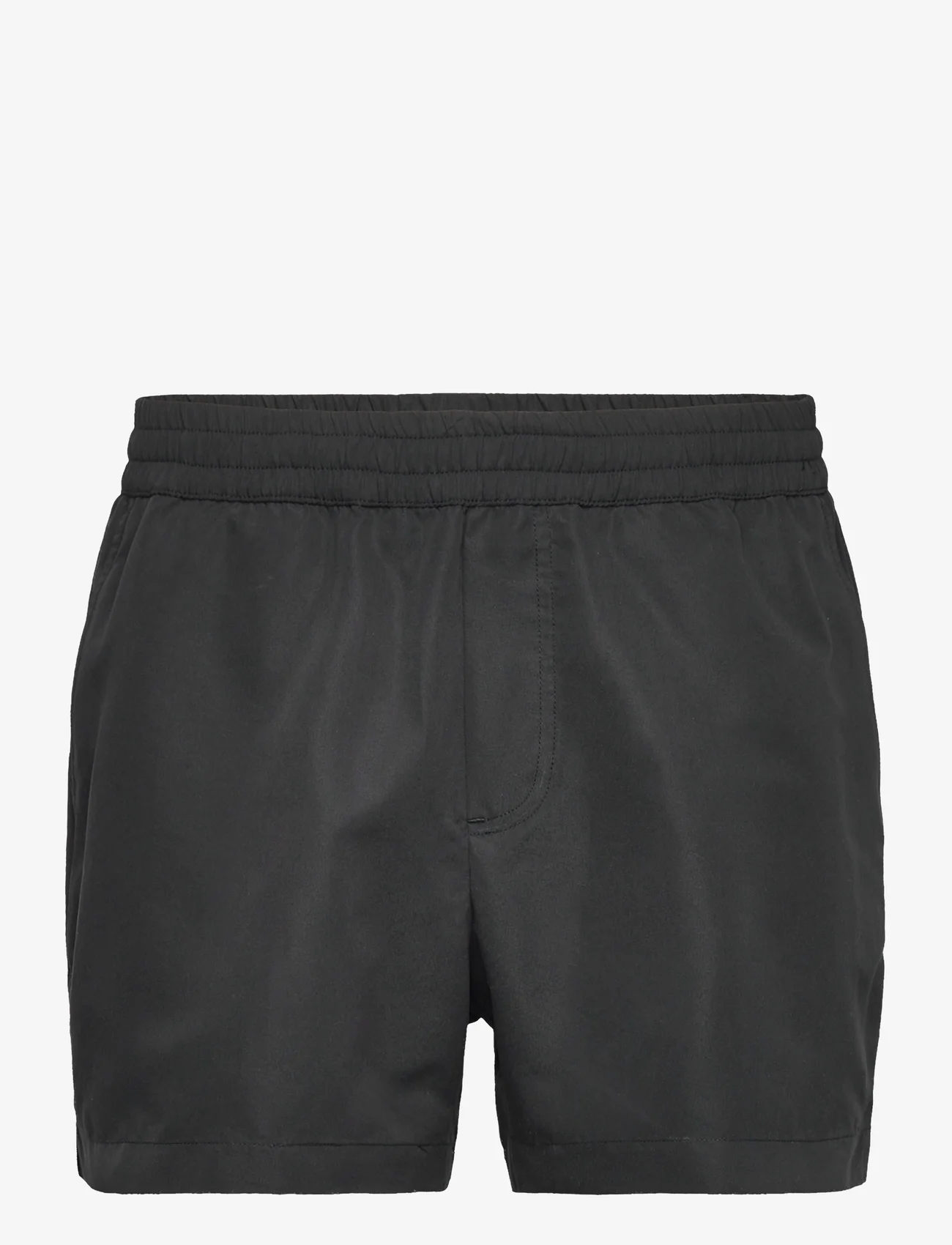 Wood Wood - Roy Solid Swim Shorts - swim shorts - black - 0