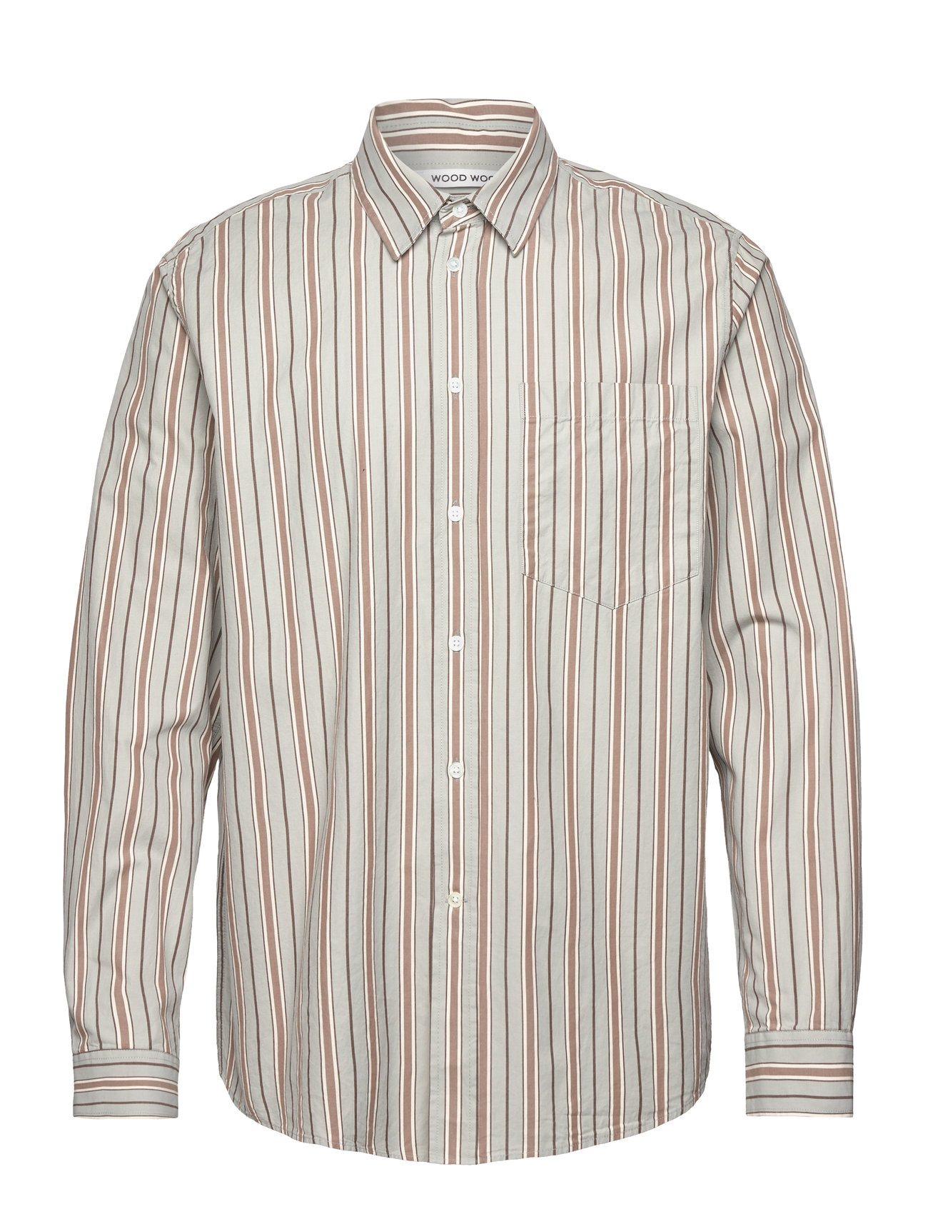 WOOD WOOD - Aster Fun Pinstripe Shirt - 90's stripe - 0