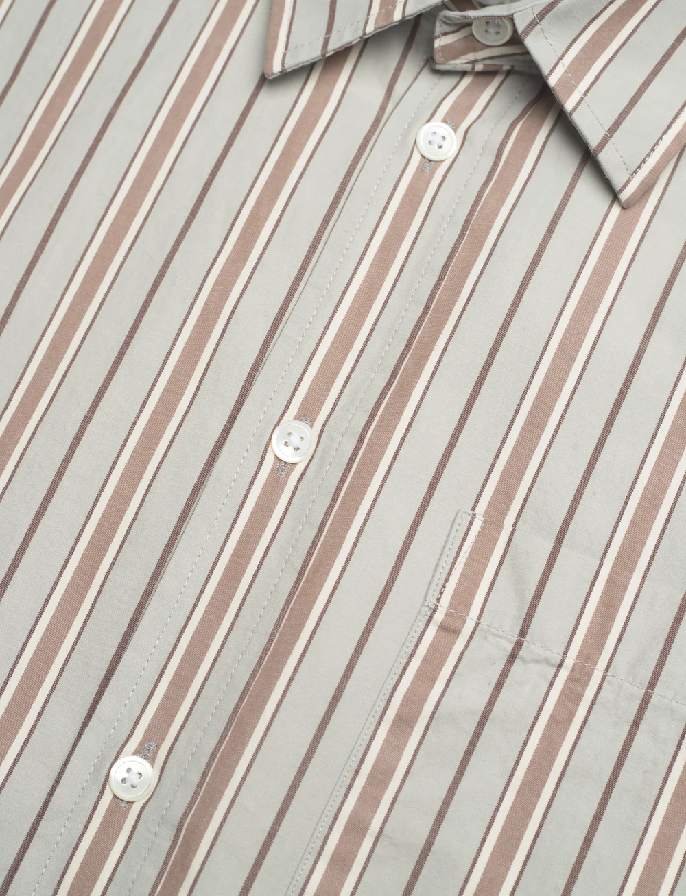 WOOD WOOD - Aster Fun Pinstripe Shirt - randiga skjortor - 90's stripe - 3