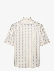 Wood Wood - Jaxson Fisherman Shirt - lühikeste varrukatega särgid - white floral jacquard - 1