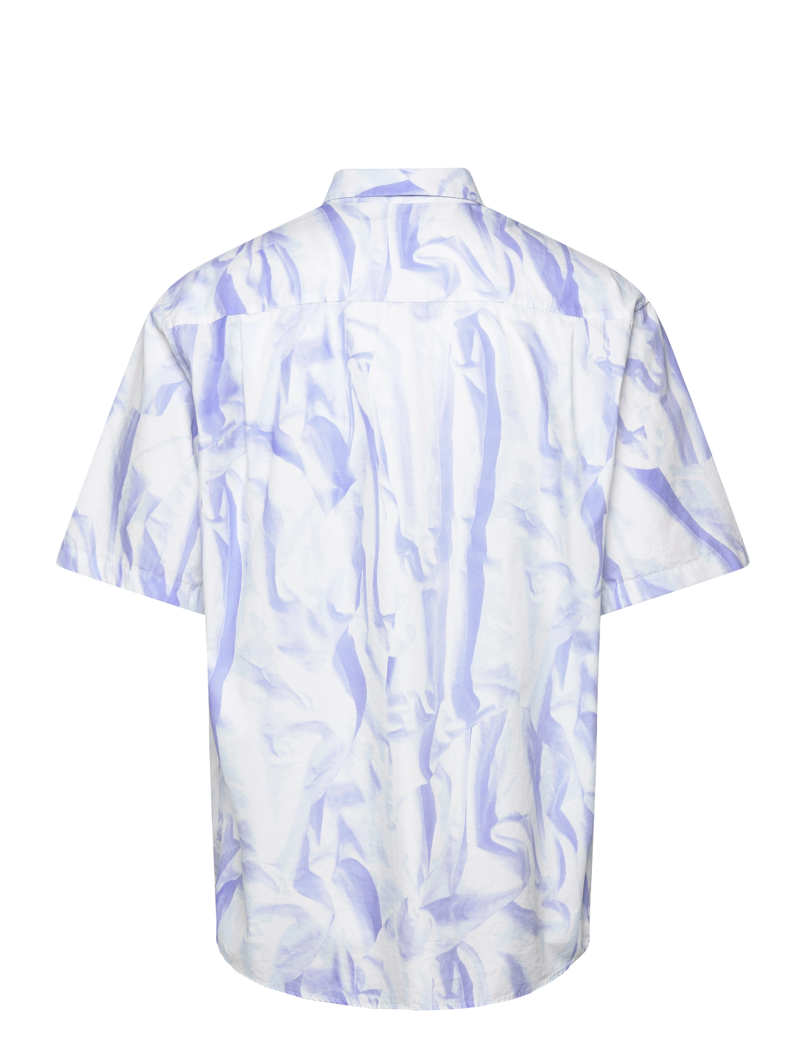 WOOD WOOD - Aaron SS Shirt - creased print aop - 1
