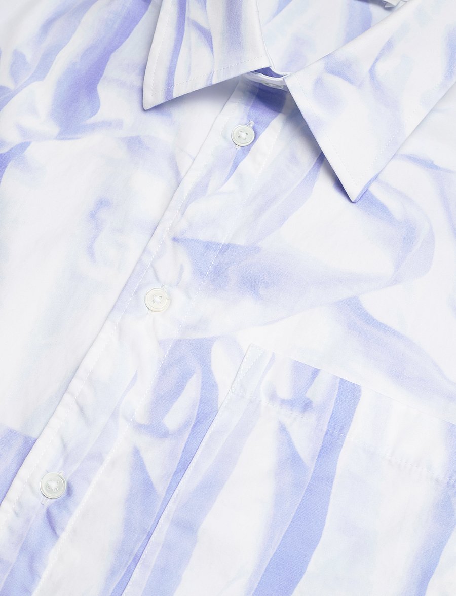 WOOD WOOD - Aaron SS Shirt - kurzarmhemden - creased print aop - 3
