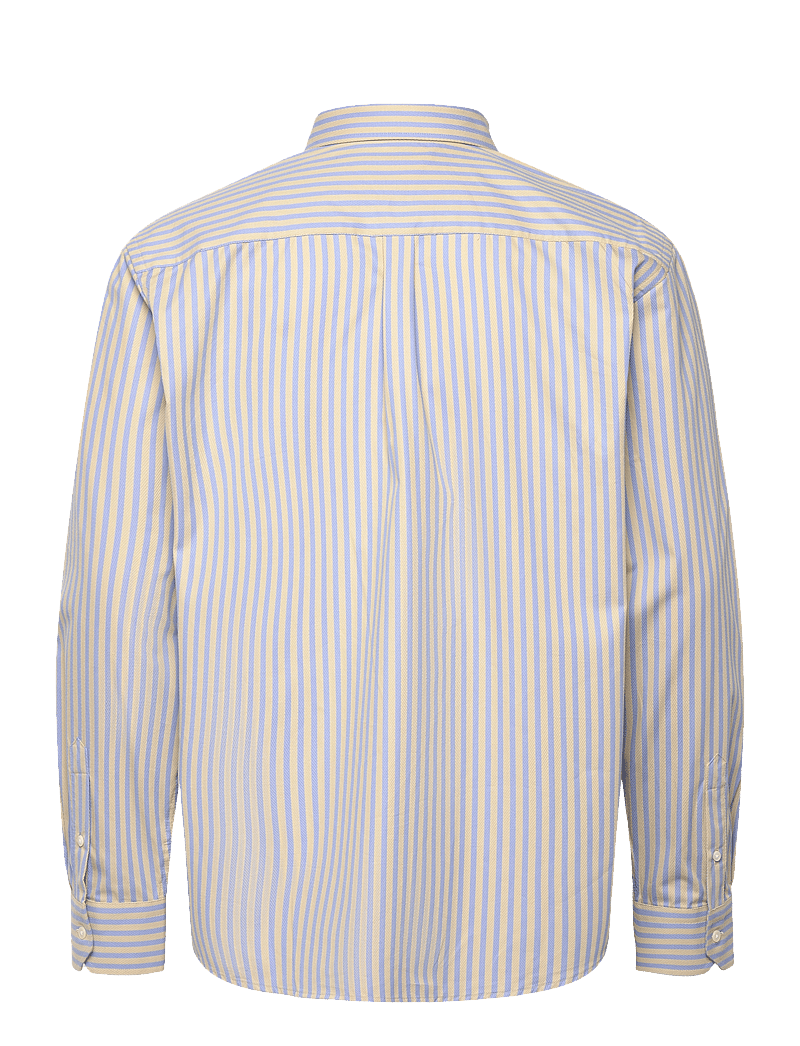 WOOD WOOD - Nico Poplin Shirt - gestreepte overhemden - frosty pinstripe - 1