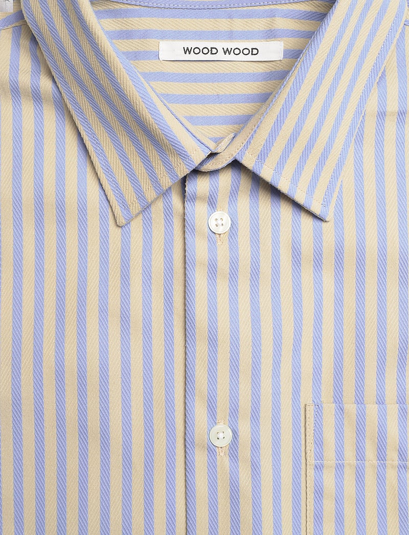 WOOD WOOD - Nico Poplin Shirt - gestreepte overhemden - frosty pinstripe - 2