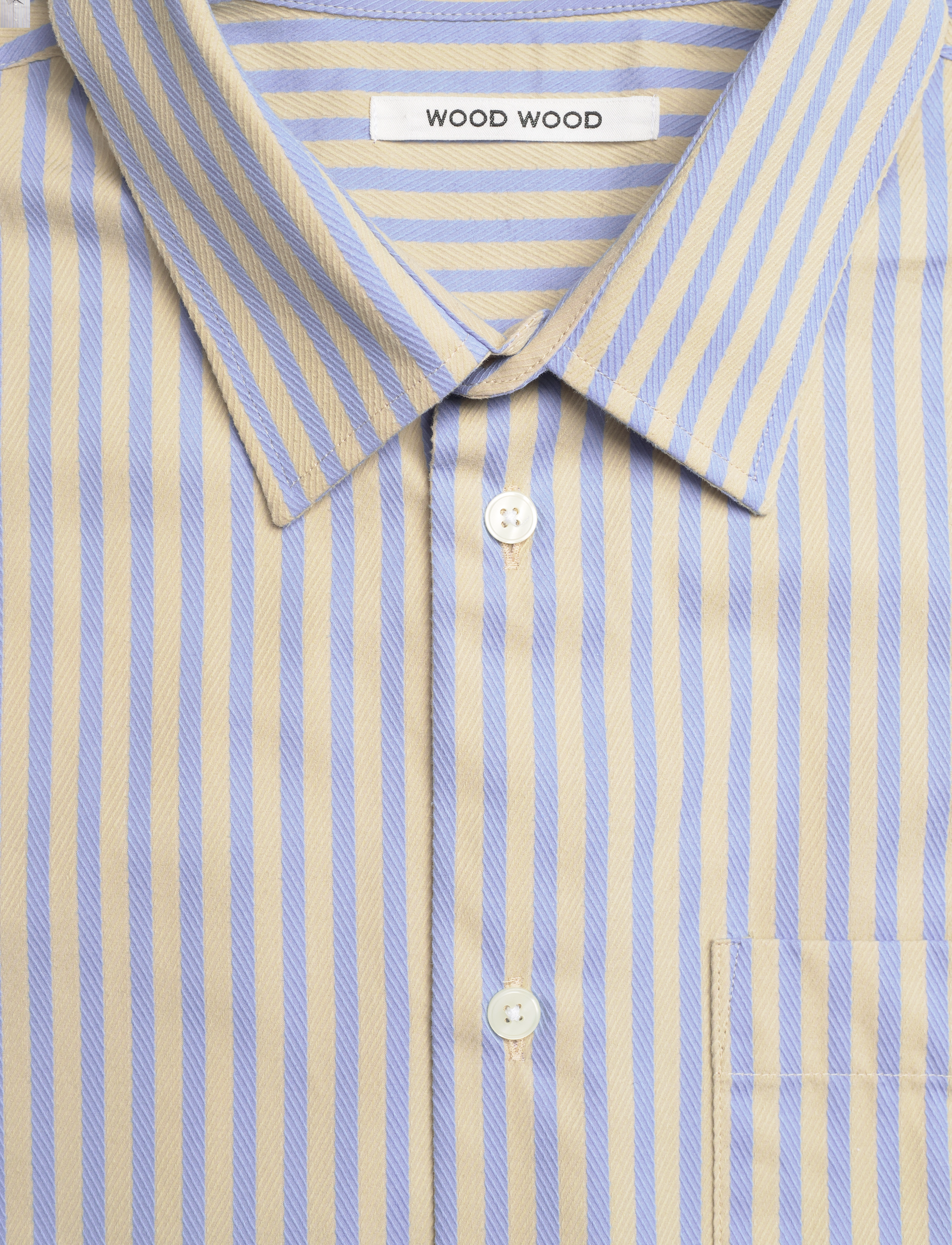 WOOD WOOD - Nico Poplin Shirt - frosty pinstripe - 2