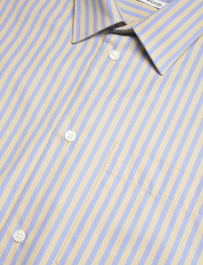 WOOD WOOD - Nico Poplin Shirt - gestreepte overhemden - frosty pinstripe - 3