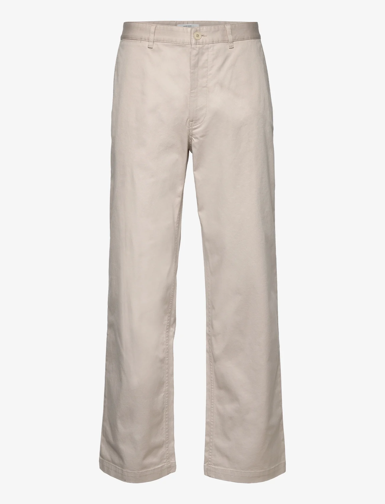 Wood Wood - Stefan classic trousers - „chino“ stiliaus kelnės - light sand - 0