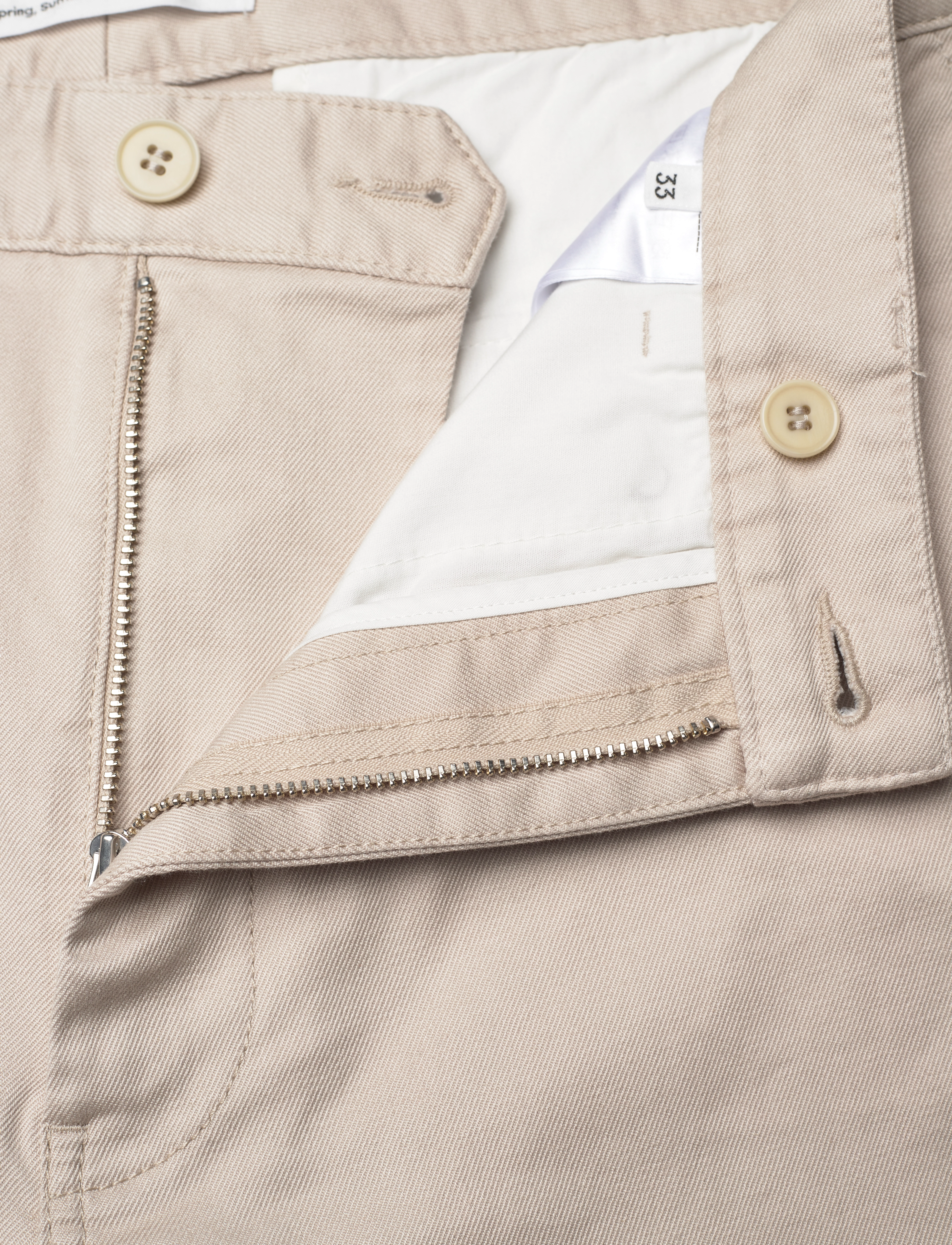 WOOD WOOD - Stefan classic trousers - chinos - light sand - 3