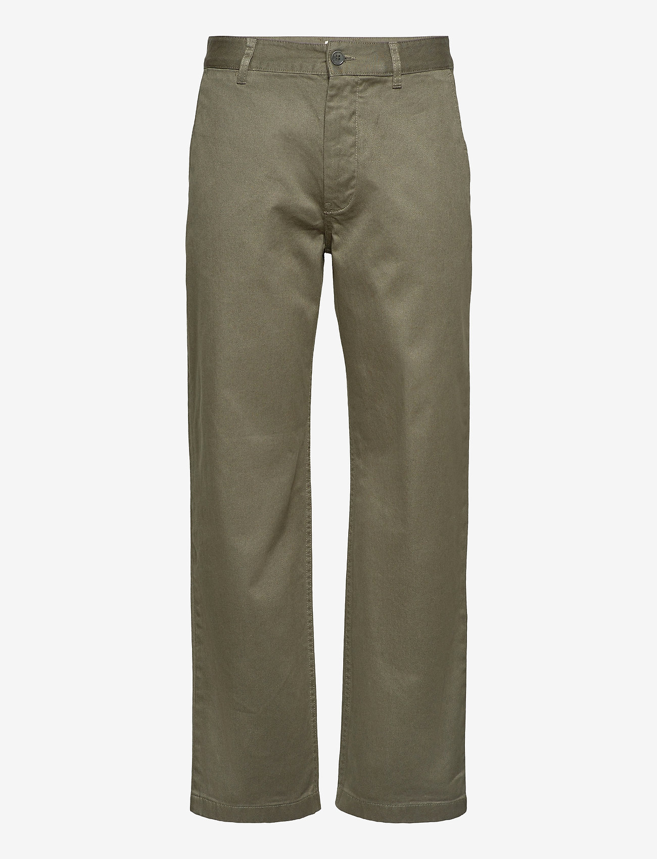Wood Wood - Stefan classic trousers - „chino“ stiliaus kelnės - olive - 0