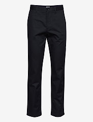 Wood Wood - Marcus light twill trousers - chino stila bikses - black - 0