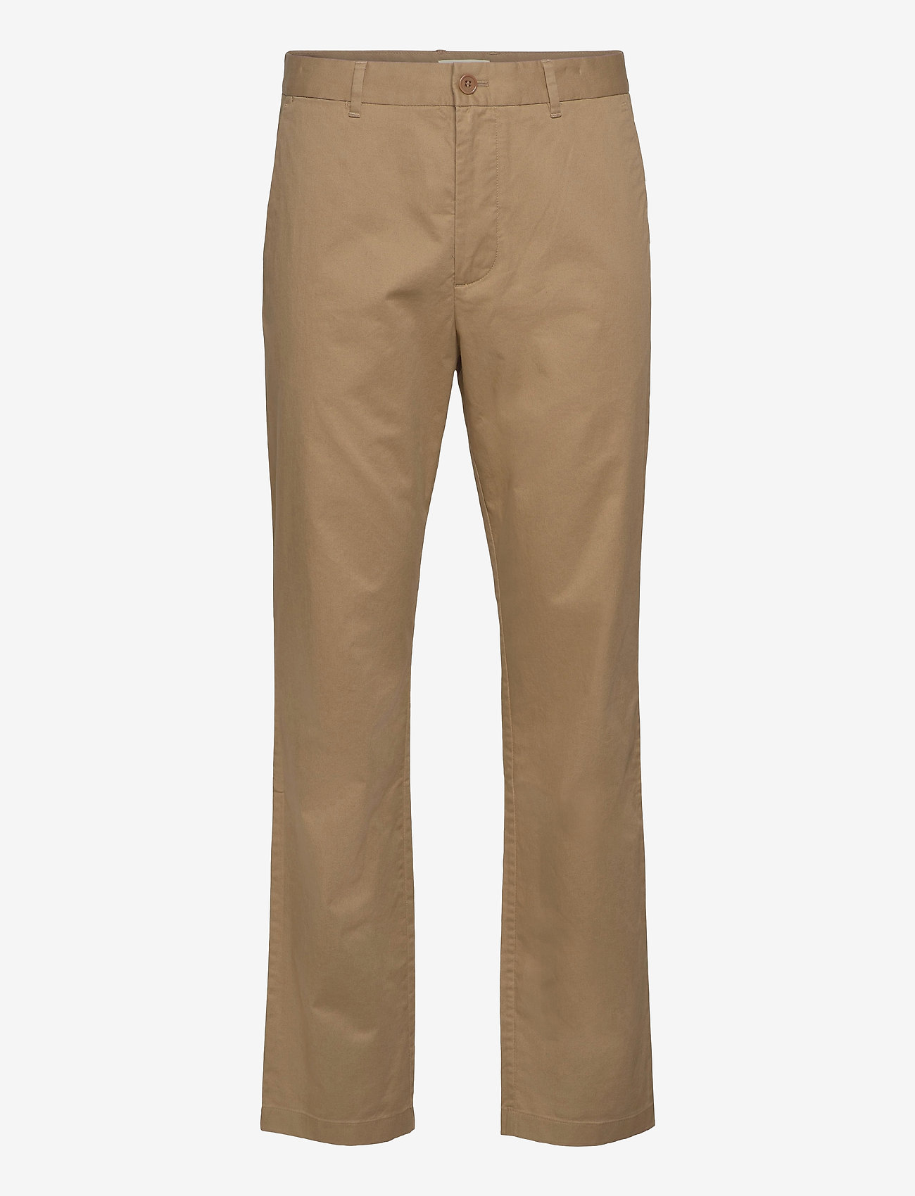Wood Wood - Marcus light twill trousers - chino stila bikses - khaki - 0