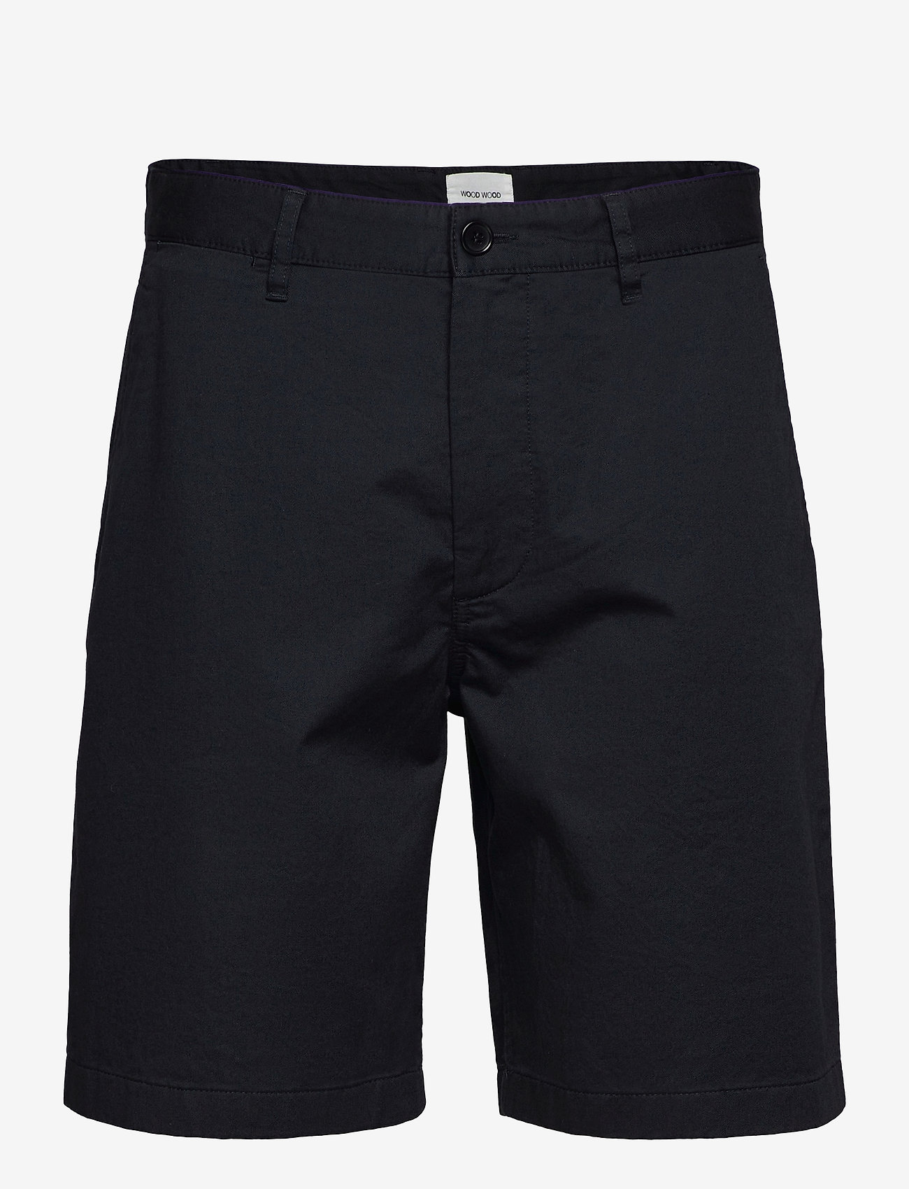 Wood Wood - Jonathan light twill shorts - chemises basiques - black - 0