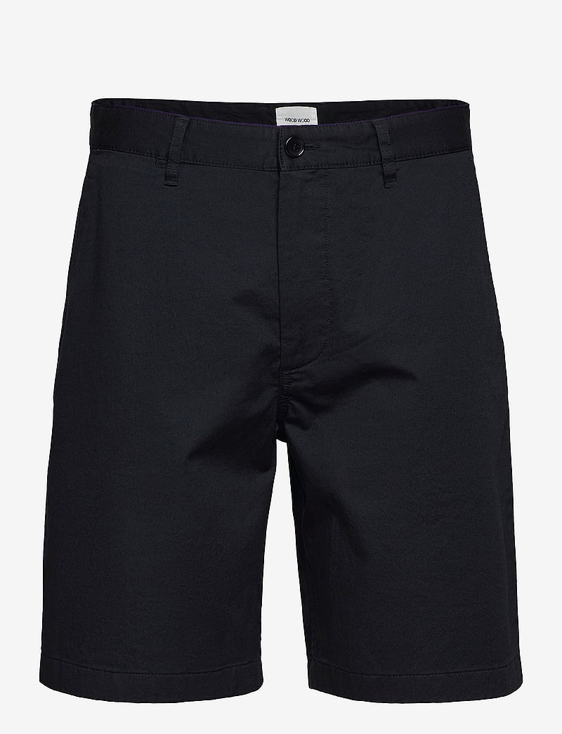 WOOD WOOD - Jonathan light twill shorts - chinos shorts - black - 0