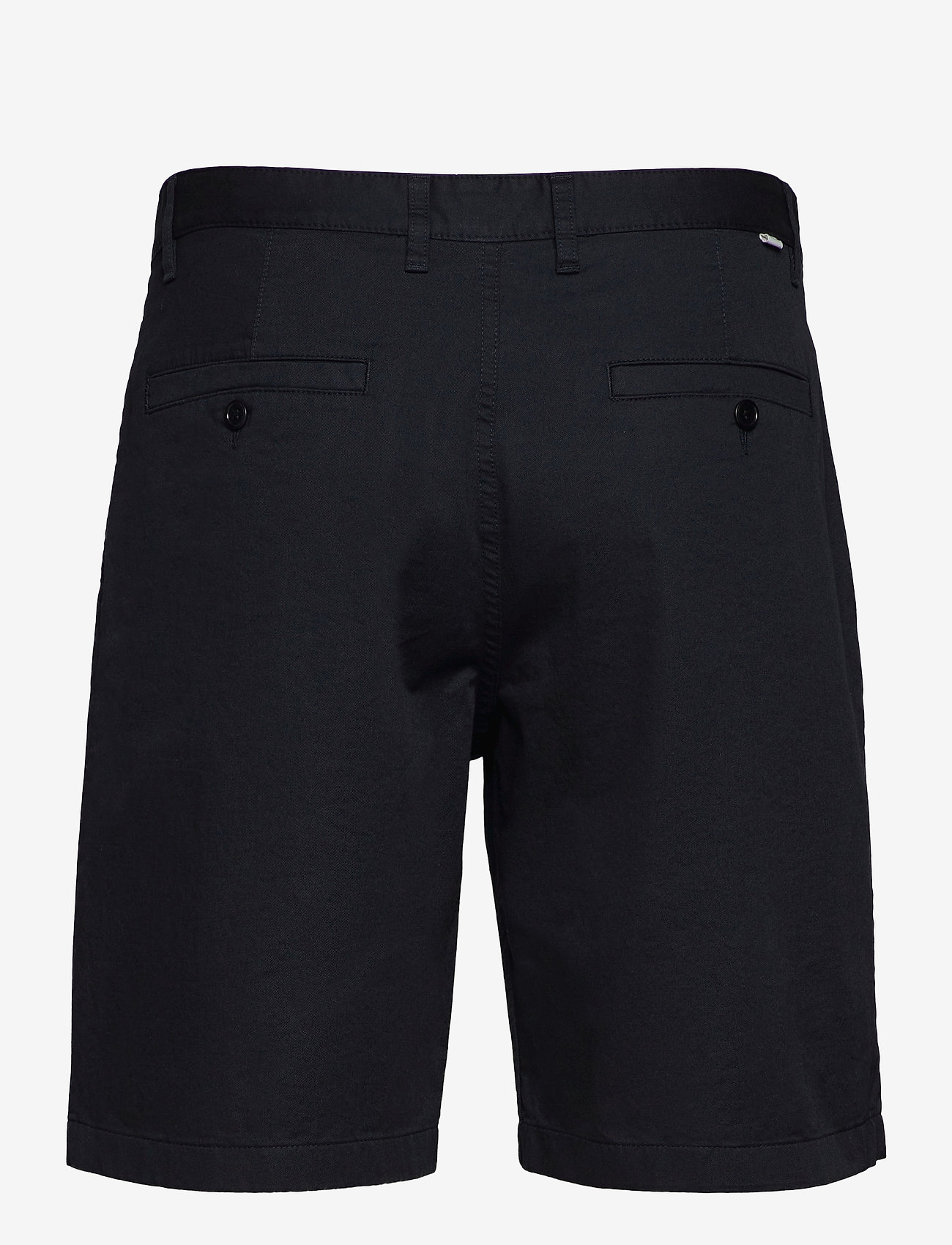 Wood Wood - Jonathan light twill shorts - chemises basiques - black - 1
