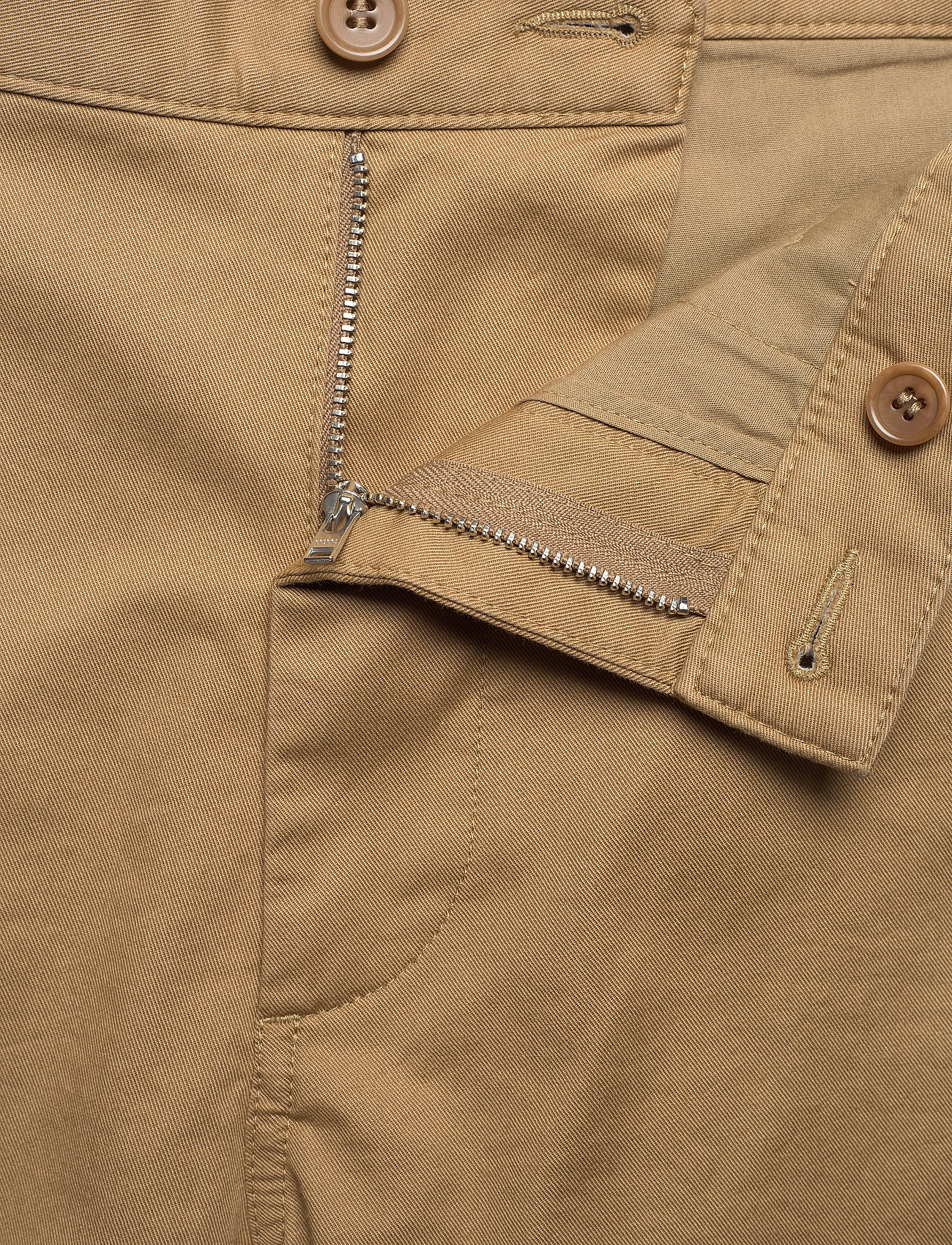 Wood Wood - Jonathan light twill shorts - basic overhemden - khaki - 3