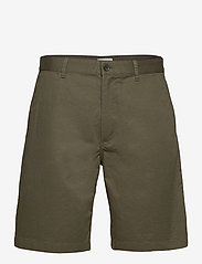 Wood Wood - Jonathan light twill shorts - chinos shorts - olive - 0