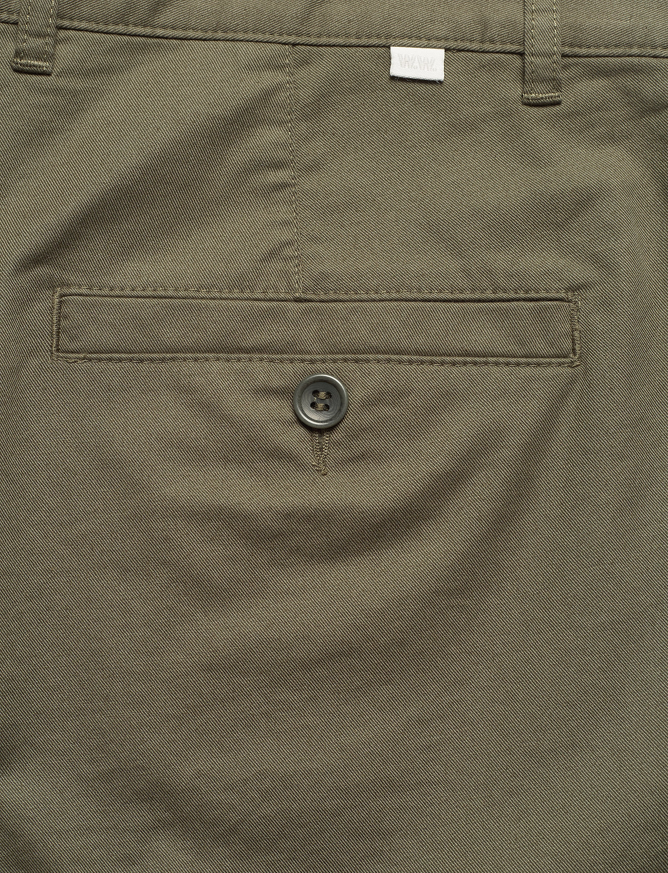Wood Wood - Jonathan light twill shorts - basic overhemden - olive - 4