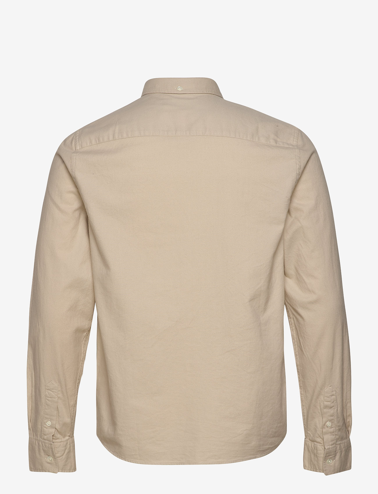 Wood Wood - Adam classic flannel shirt - tavalised t-särgid - light sand - 1