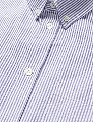 Wood Wood - Michael oxford shirt SS - marškinėliai trumpomis rankovėmis - blue stripes - 3