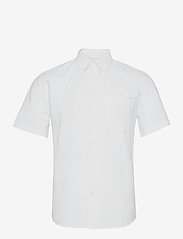 Wood Wood - Michael oxford shirt SS - t-krekli ar īsām piedurknēm - bright white - 0