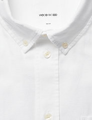Wood Wood - Michael oxford shirt SS - marškinėliai trumpomis rankovėmis - bright white - 2