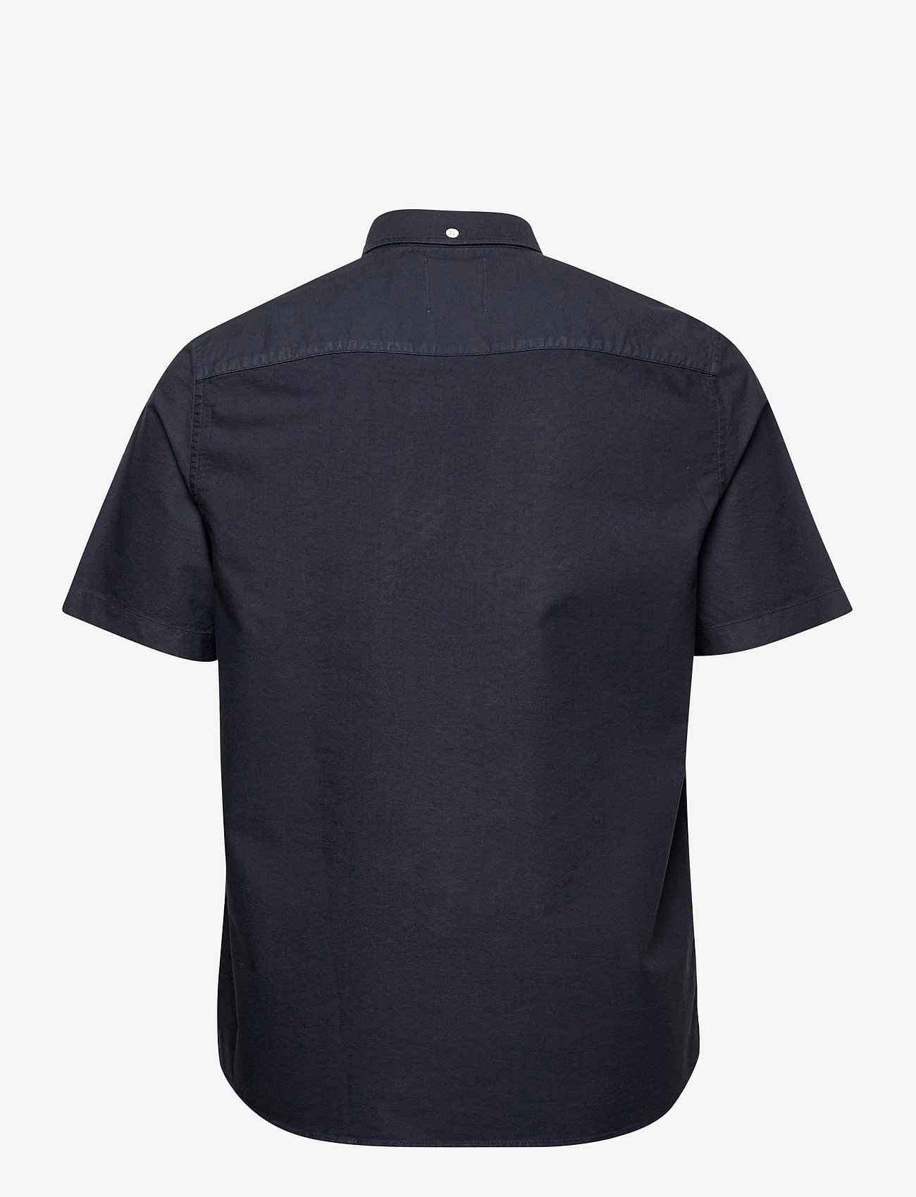 Wood Wood - Michael oxford shirt SS - kortärmade t-shirts - navy - 1