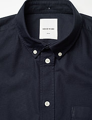 Wood Wood - Michael oxford shirt SS - t-krekli ar īsām piedurknēm - navy - 2