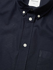 Wood Wood - Michael oxford shirt SS - marškinėliai trumpomis rankovėmis - navy - 3