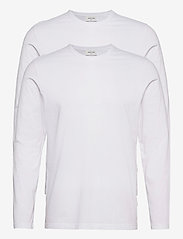 Wood Wood - Emil 2-pack long sleeve - basis-t-skjorter - bright white - 0
