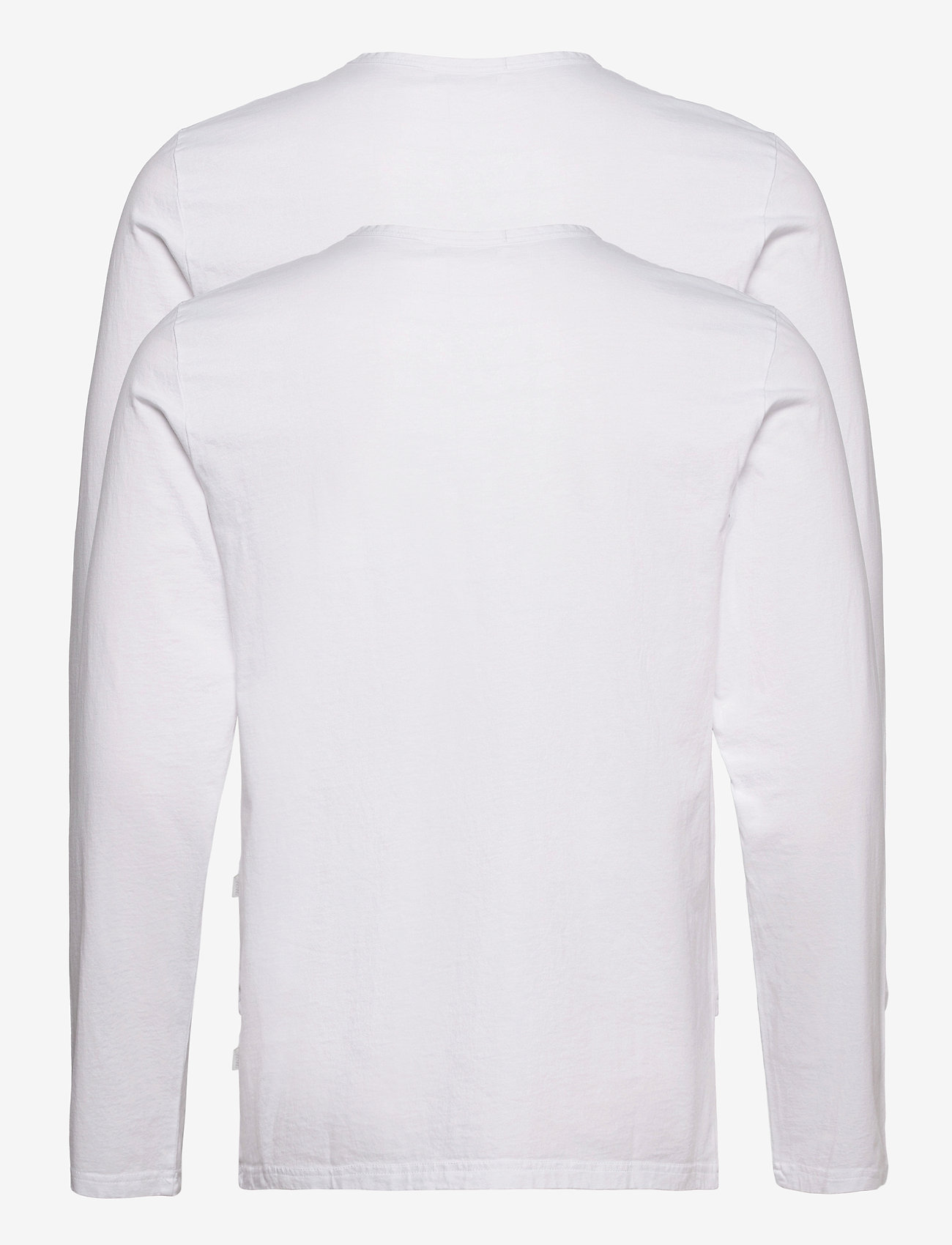 Wood Wood - Emil 2-pack long sleeve - t-shirts - bright white - 1