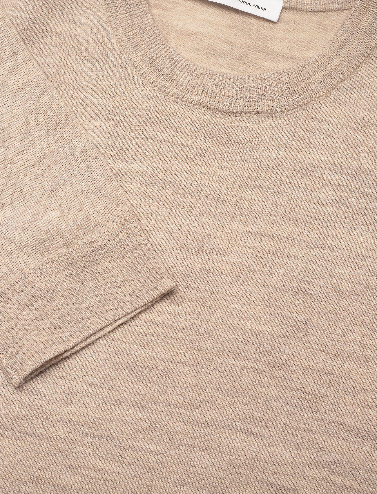 Wood Wood - Beckett classic merino jumper - podstawowe koszulki - light sand - 2