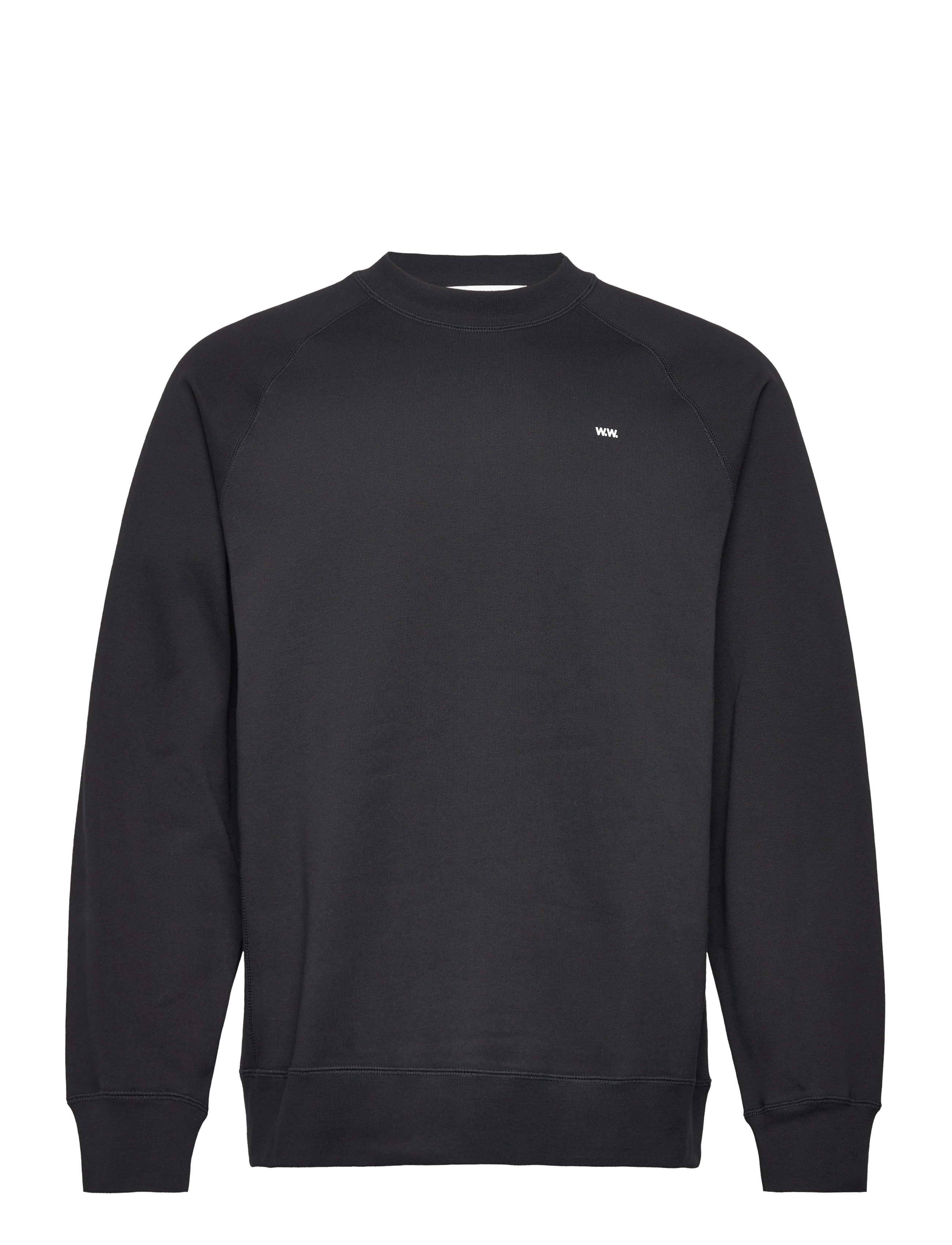 WOOD WOOD Hester Klassisch Sweatshirt Gots Schwarz - XS - Herren