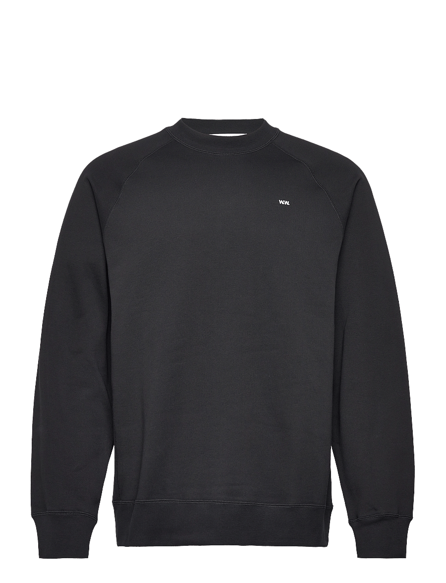 WOOD WOOD - Hester classic sweatshirt GOTS - nach stil kaufen - black - 0