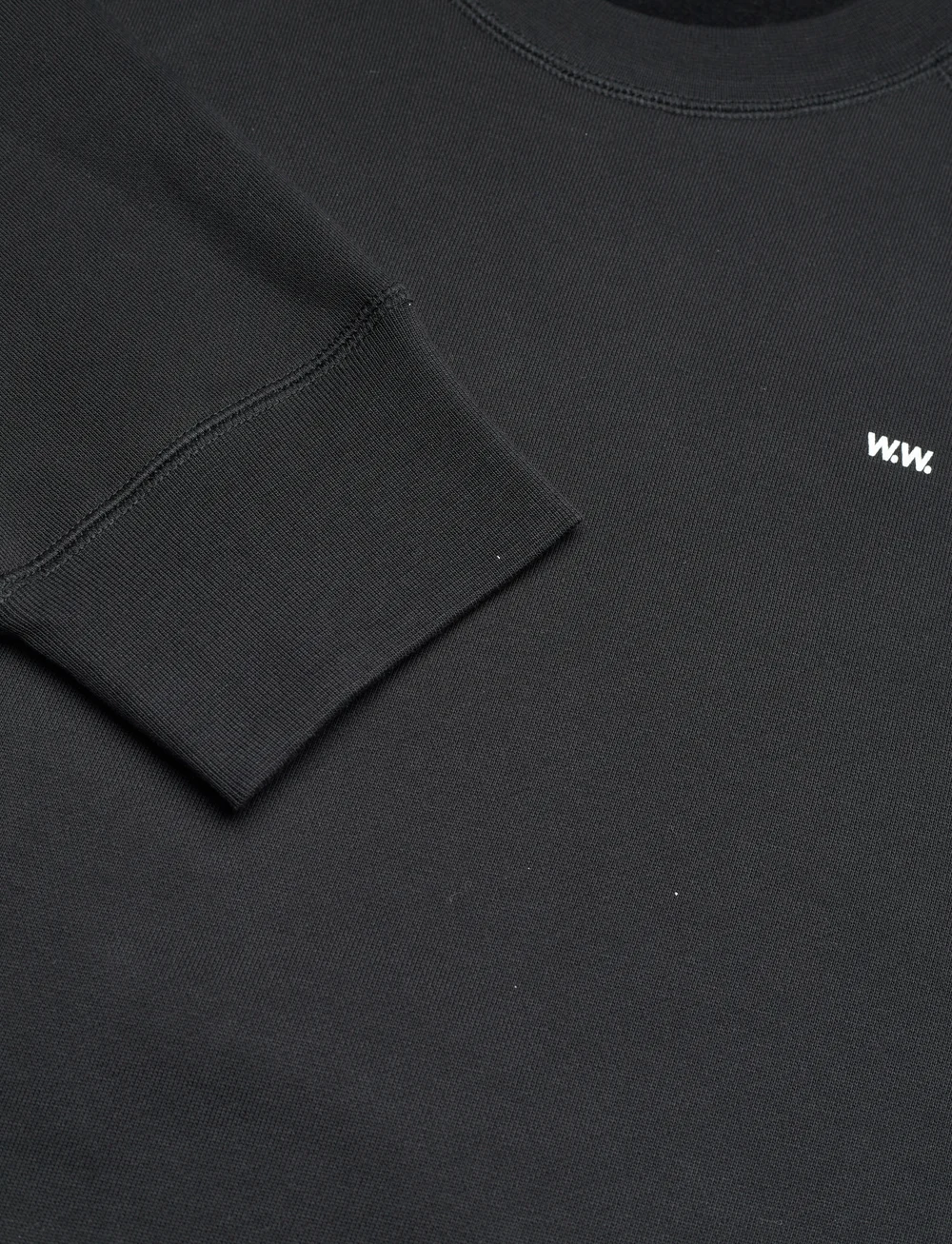 WOOD WOOD - Hester classic sweatshirt GOTS - shoppa efter tillfälle - black - 2