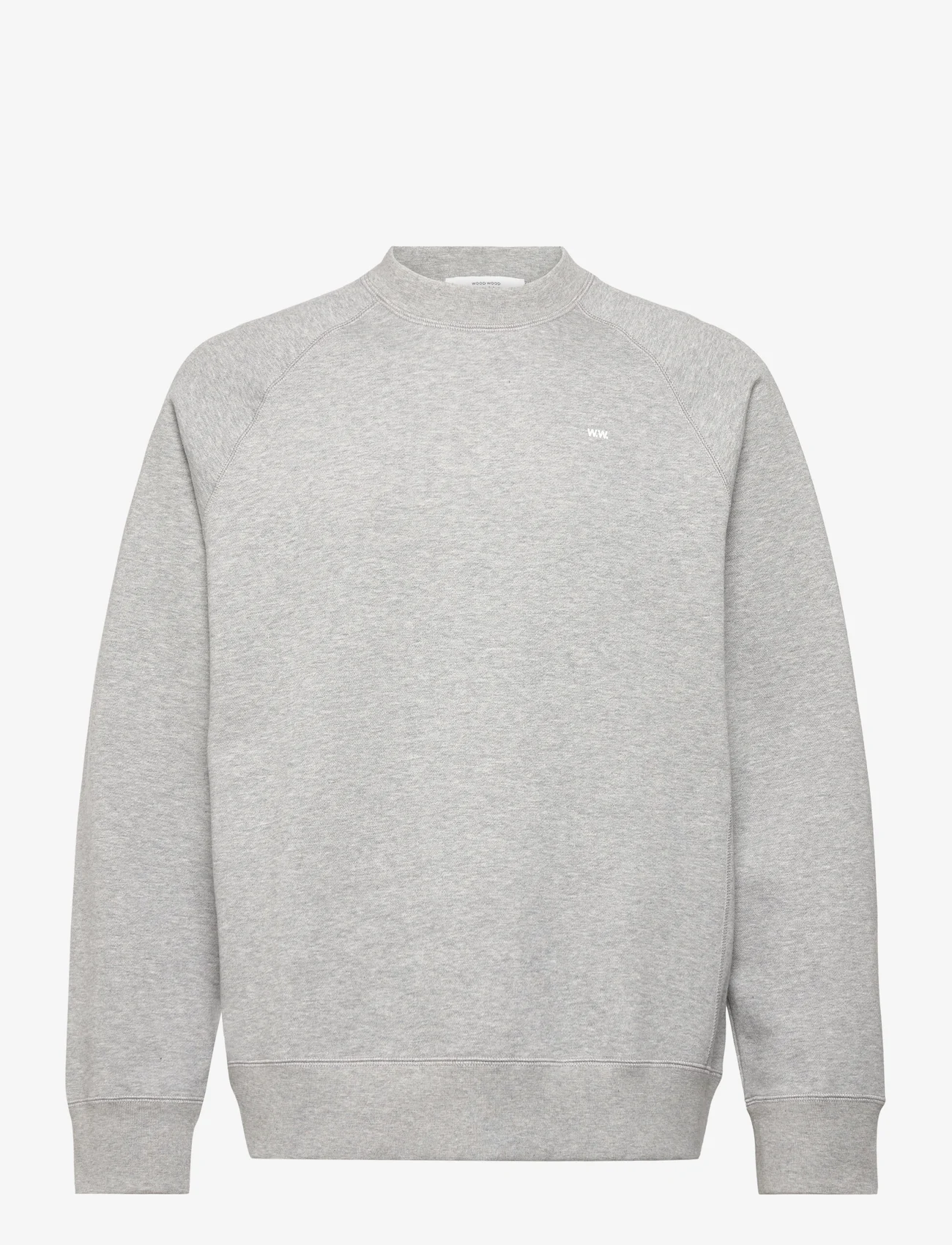Wood Wood - Hester classic sweatshirt - hoodies - grey melange - 0