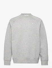 Wood Wood - Hester classic sweatshirt - hættetrøjer - grey melange - 0