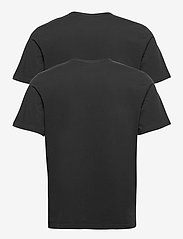 Wood Wood - Allan 2-pack T-shirt - tavalised t-särgid - black - 1