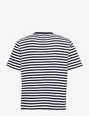 Wood Wood - Sami classic stripe T-shirt - kortermede t-skjorter - navy stripes - 1