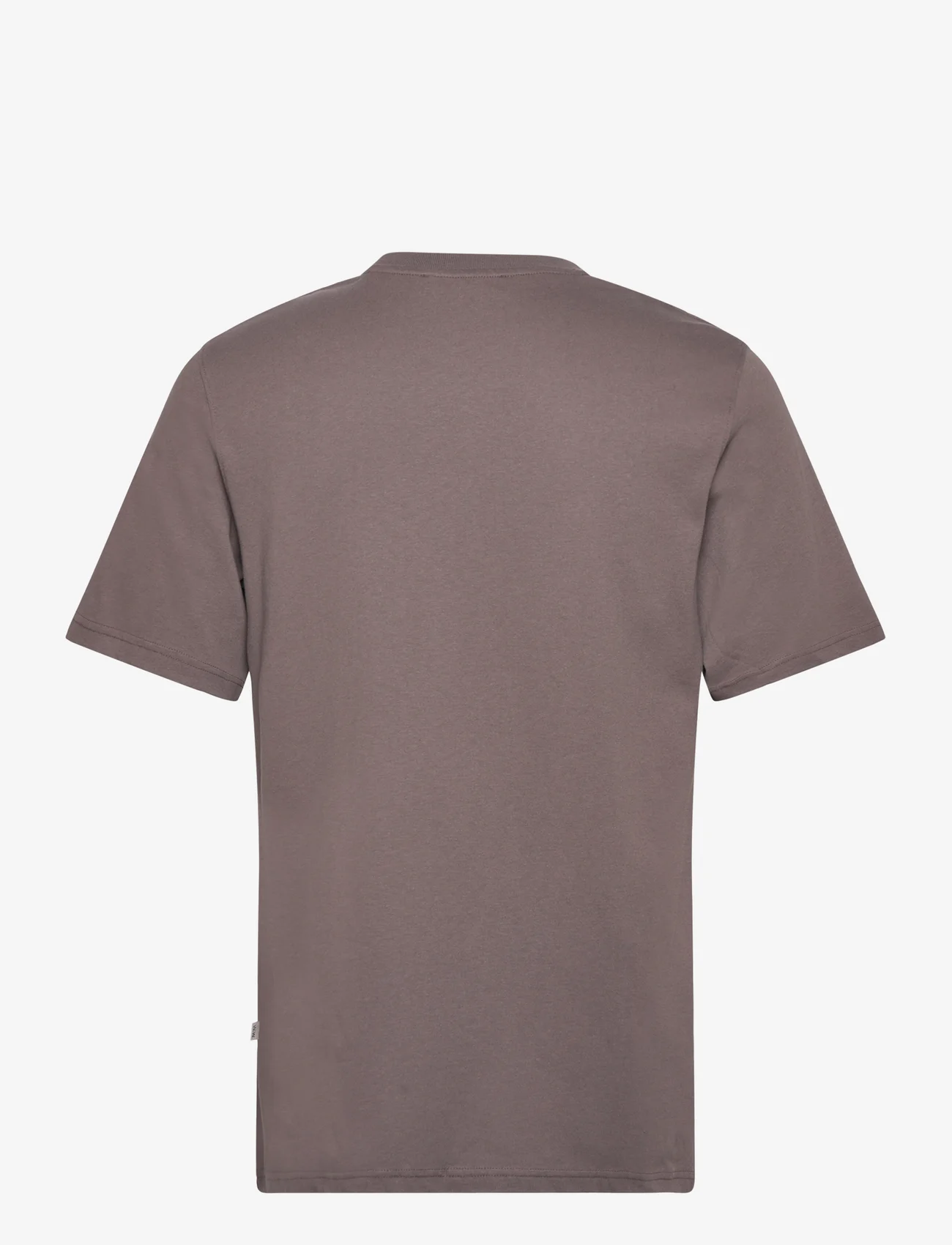 Wood Wood - Essential Sami classic T-shirt GOTS - basic t-krekli - dark brown - 1