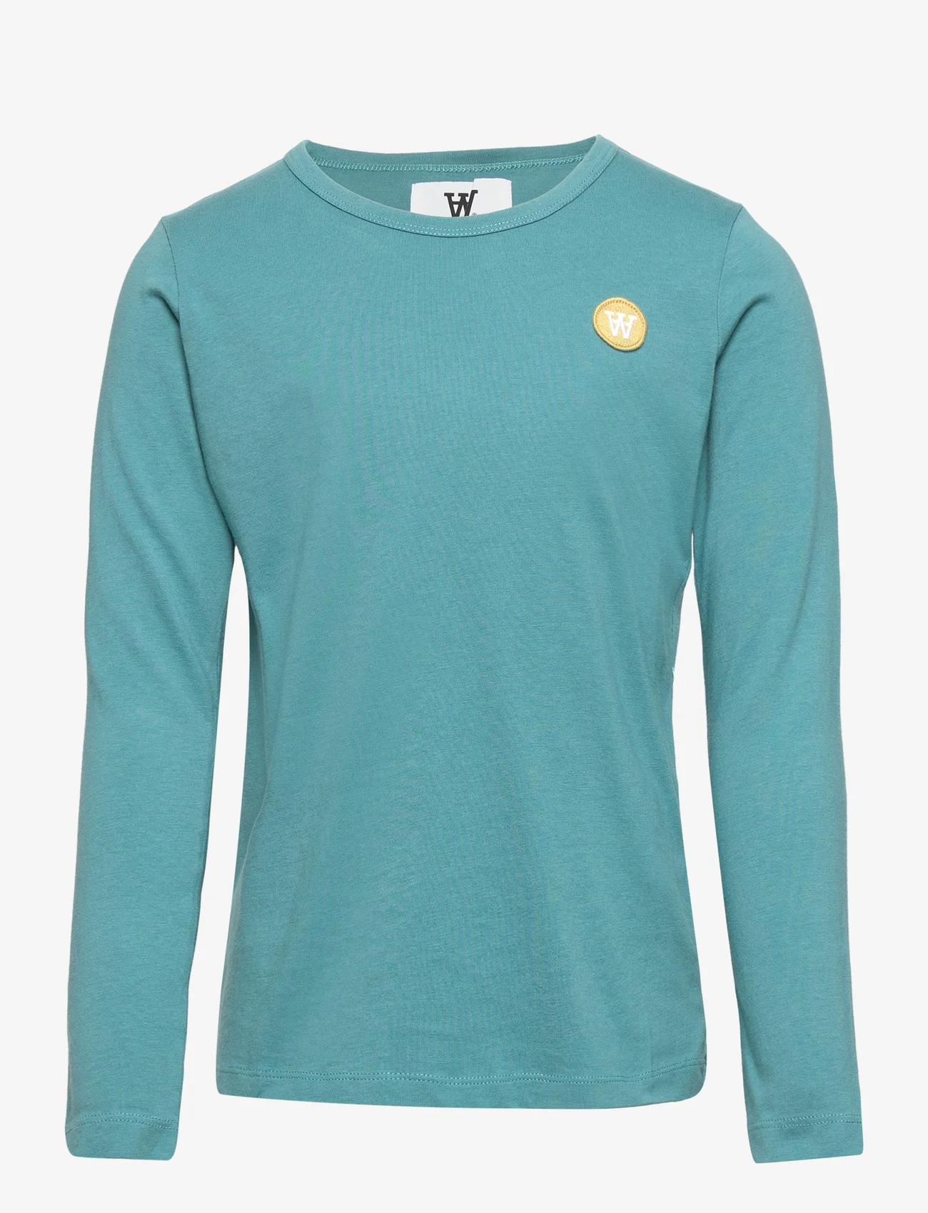 Wood Wood - Kim kids long sleeve - lange mouwen - teal - 0