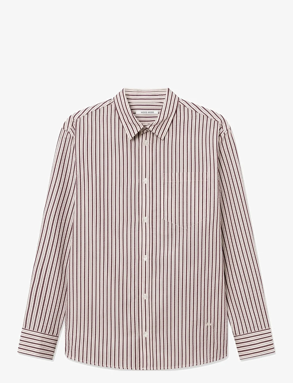 WOOD WOOD - WWnico - striped shirts - dark purple - 1