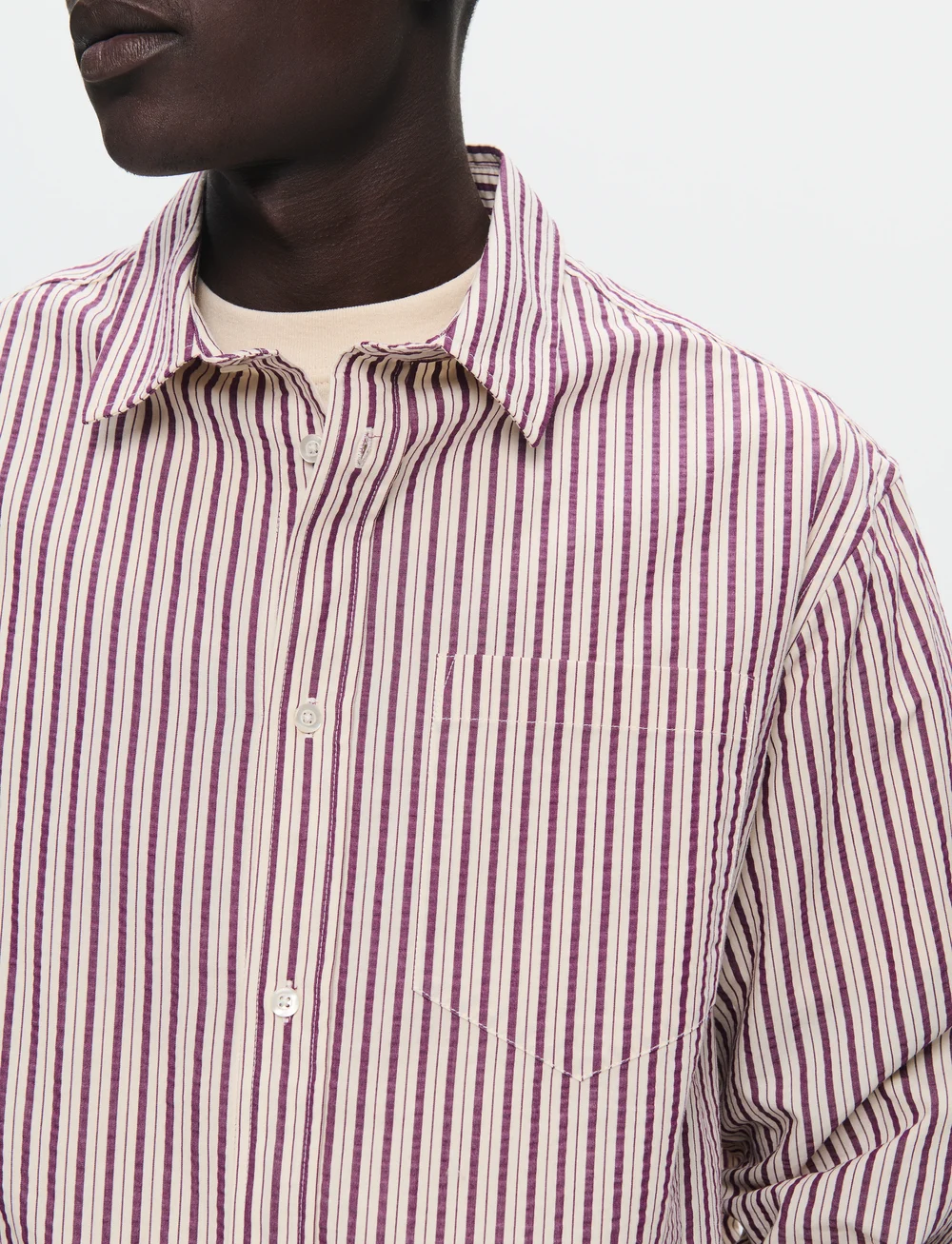 WOOD WOOD - WWnico - striped shirts - dark purple - 5