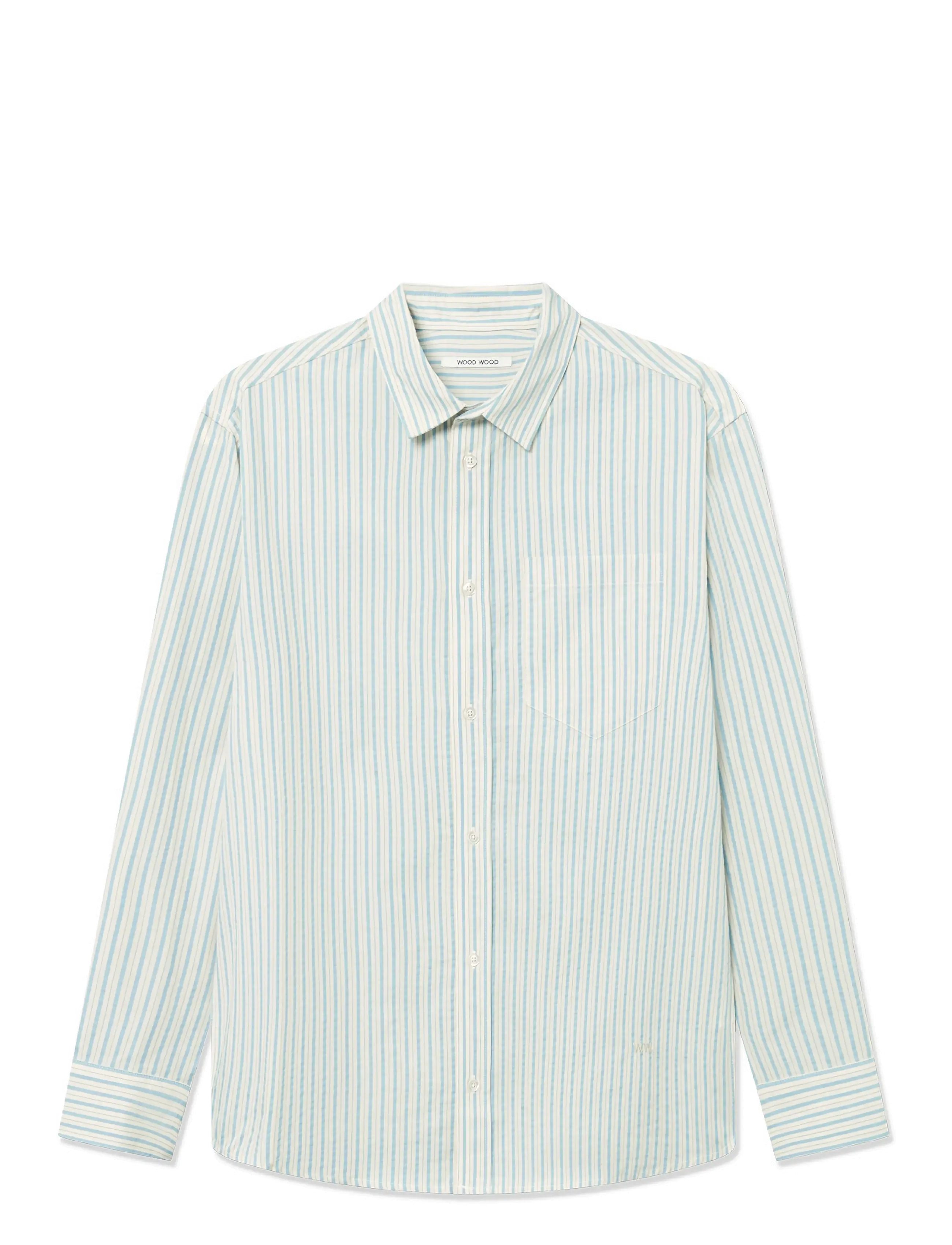 WOOD WOOD Wwnico Blau - M - Herren