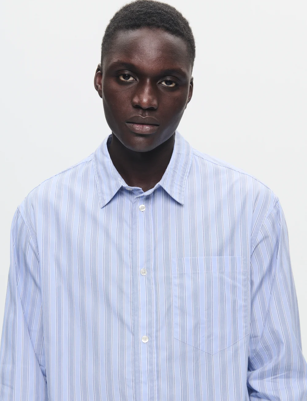 WOOD WOOD - WWnico - stribede skjorter - chambray blue - 5