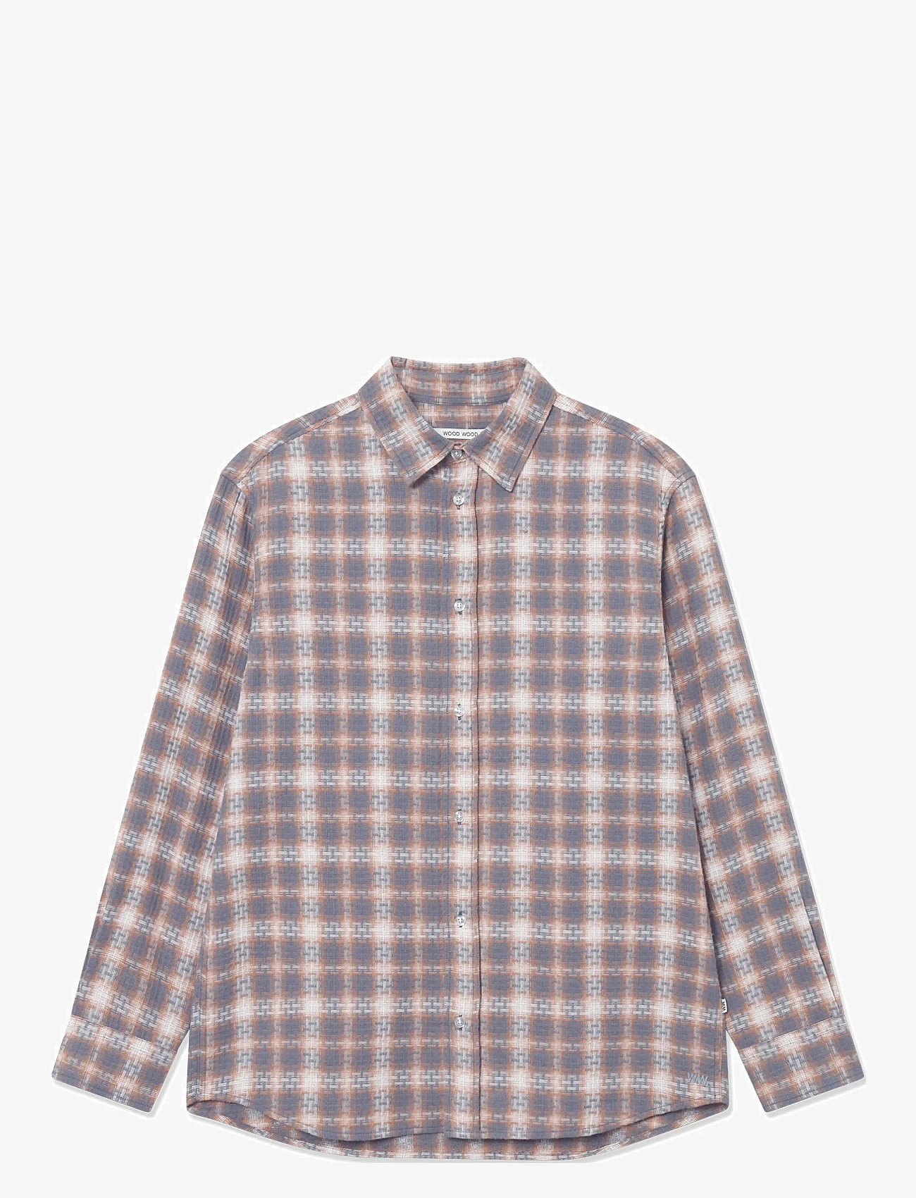 WOOD WOOD - WWnico - mönstrade skjortor - flint stone - 1