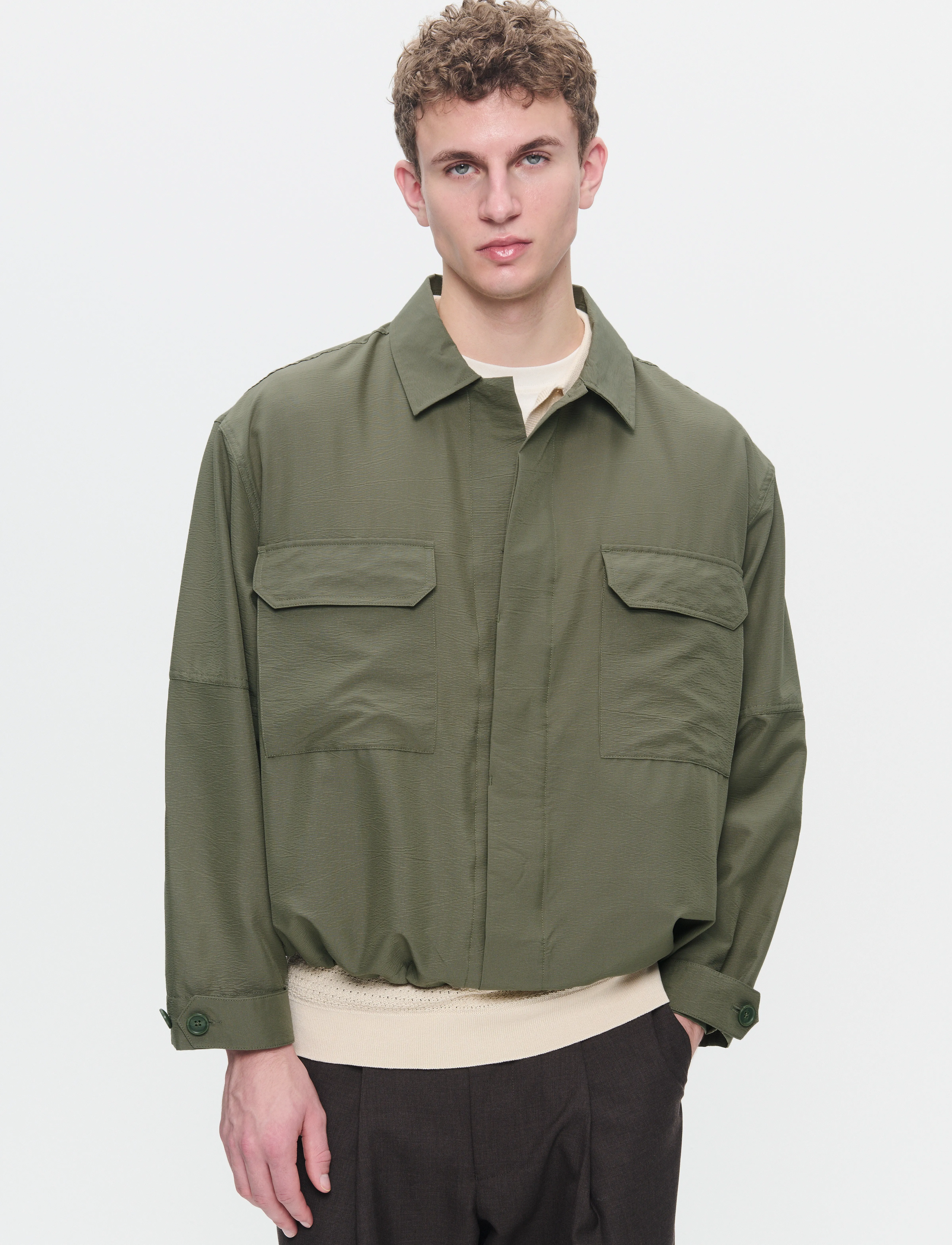 WOOD Wwtirian, L, Jackets, Grün - Light Männerswear
