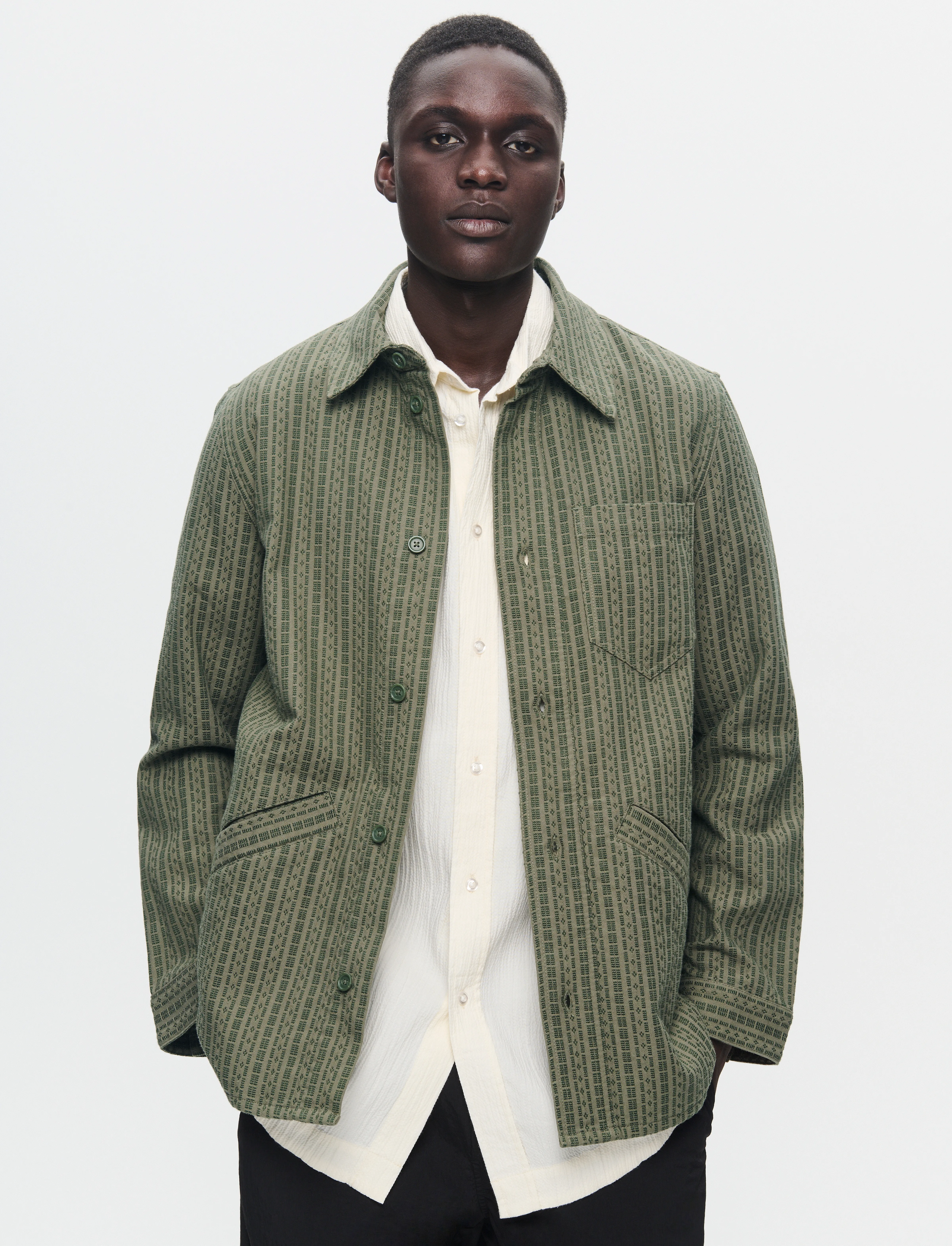 WOOD Wwtruesten, XL, Designer, Khakigrün - Overshirts, Männerswear