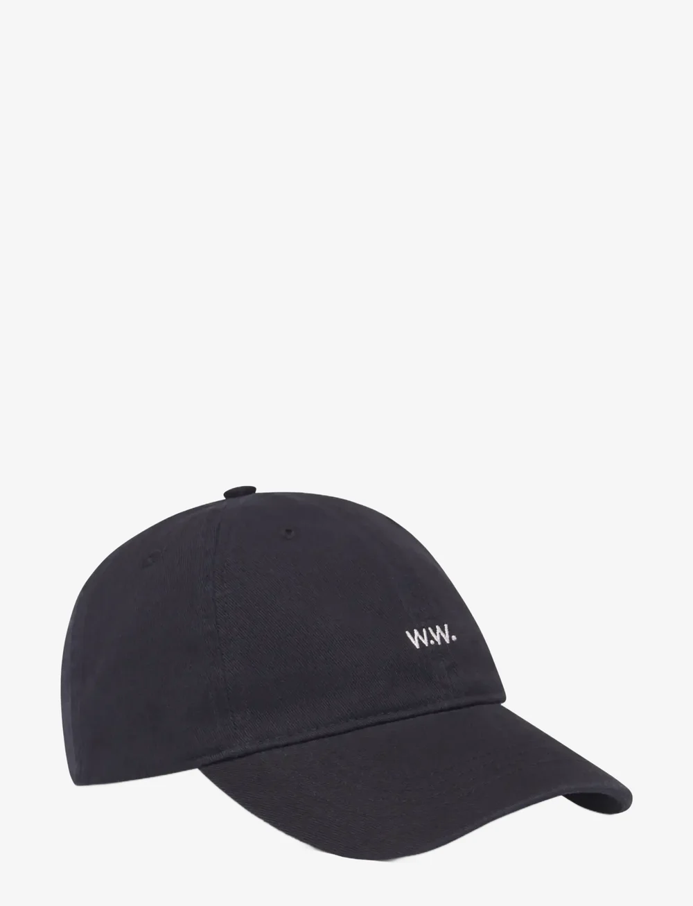 WOOD WOOD - Low profile twill cap - huer & kasketter - black - 1