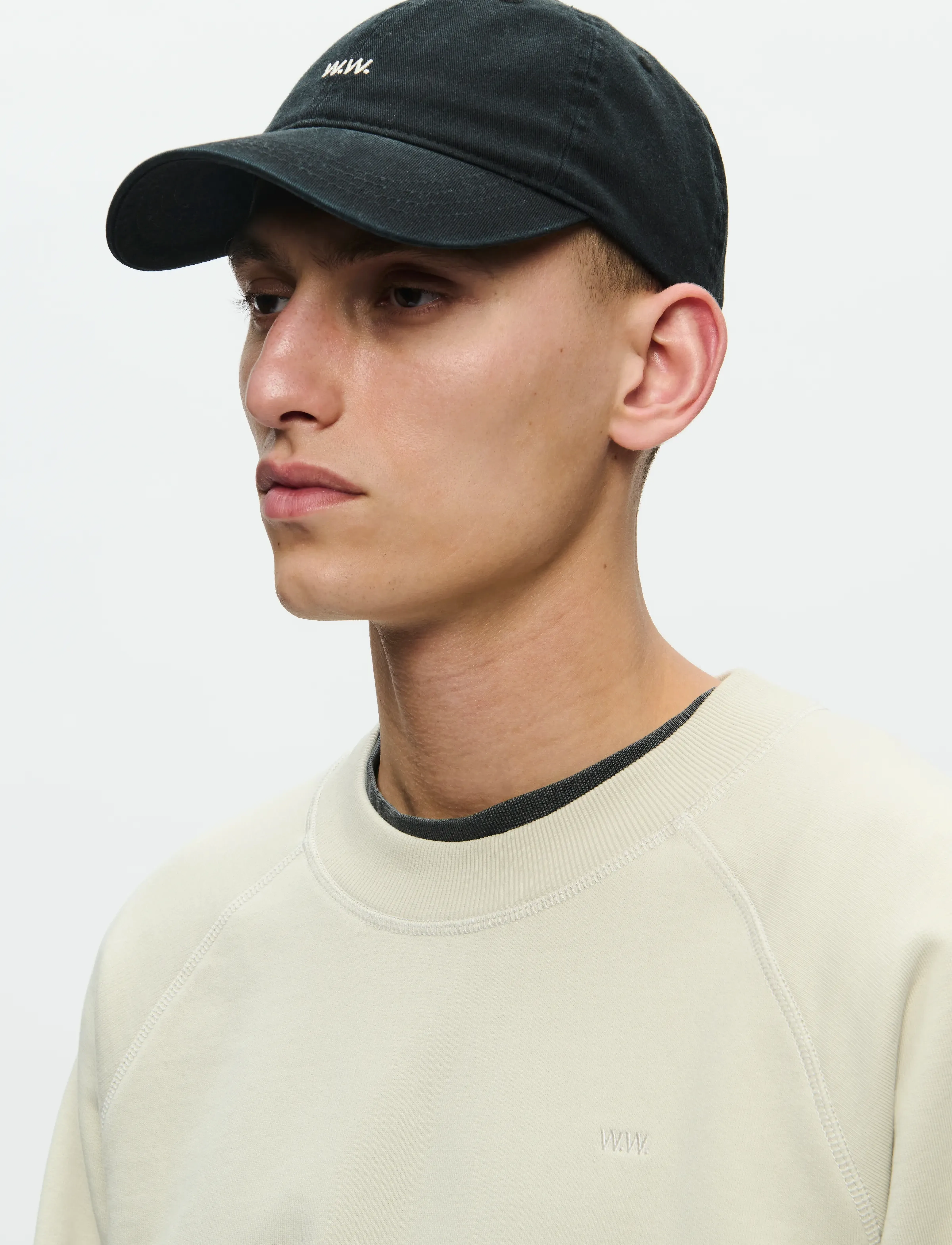 WOOD WOOD - WWLow profile twill cap - nokamütsid - black - 2